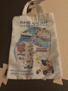 美品！アメリカンウォーターフロント & 東京ディズニーリゾート トートバッグ