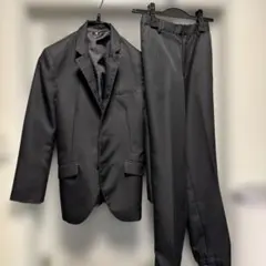 限定セール　キッズ ジュニア フォーマルスーツ セットアップ ブラック 165