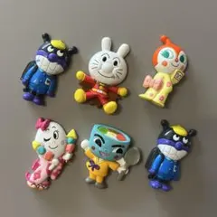 アンパンマン マグネット 6個セット/ドキンちゃん、おつきみアンパンマンほか