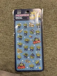 ラスト1点♡リトルグリーンメン　ぷくぷくシール