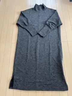 RADIATE ラディエイト グレー タートルネック ニットワンピース