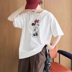 限定展開　別注/Minnie Mouse/ミニーマウス　半袖 Tシャツ