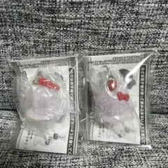 モンチッチ×ハローキティ めじるしアクセサリー ケーキ 2個セット