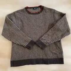 23 HOMME チェック柄ニットセーター サイズ48