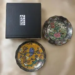 九谷焼 吉田屋　錦絵　２枚