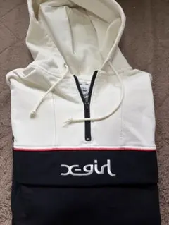 x-girl ジッパー付きパーカー