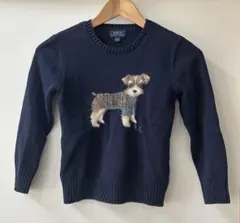 11/16まで　POLO RALPH LAUREN 刺繍 ネイビーセーター