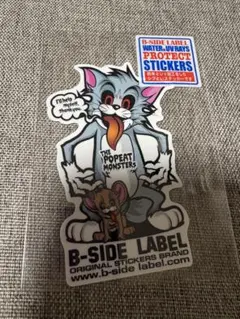 B-SIDELABEL トムとジェリー　レギュラーステッカー
