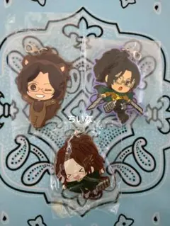 進撃の巨人　一番くじ　森の動物　きゅんキャラ　ラバーストラップ　ハンジ　セット