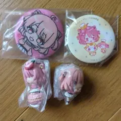 のあさん缶バッジまとめ売り カラフルピーチ からぴち のあ のあさん 2023缶バッジまとめ売り