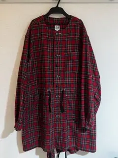 AiE ネルシャツ エーアイイー　レッド チェック M
