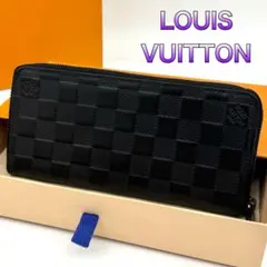 ルイヴィトン ジッピーXL ダミエ アンフィニ オニキス 長財布 セカンド