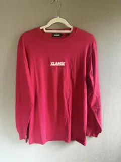 XLARGE 赤 ロングスリーブ Tシャツ S
