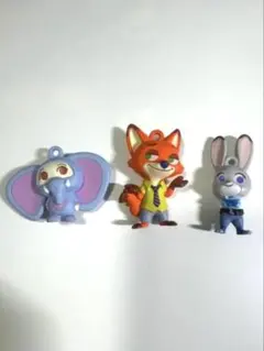 も*こ様 ぺたんこマスコット ズートピア 三体セット