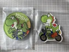 マリオカートワールドキャラマグネッツ　ヨッシーAB