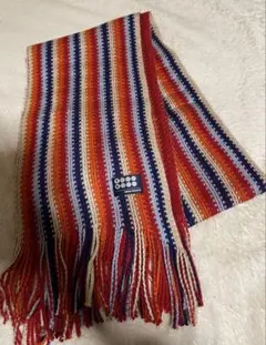 【新品未使用】タケオキクチTAKEO KIKUCHI マフラー ストライプ