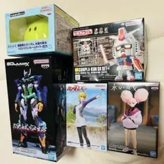 ガンダム 水星の魔女 ハロシリコンルームライト/フィギュア ガンプラ 5点セット