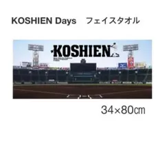 阪神タイガース　甲子園球場　KOSHIEN Days　フェイスタオル