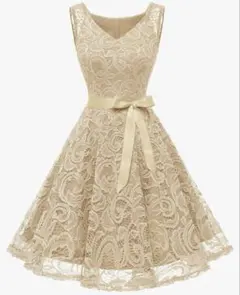 Dressystar ドレス XL パーティードレス 結婚式 2次会 レース