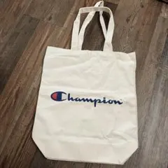 未使用！Champion キャンバストートバッグ 生成りのサムネイル