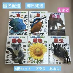 小学館　図鑑　NEO 5冊セット魚　鳥　昆虫　動物　植物　定番