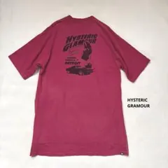 ヒステリックグラマー　ワンピース　ボルドー　Tシャツ バッグプリント　ゆったりのサムネイル