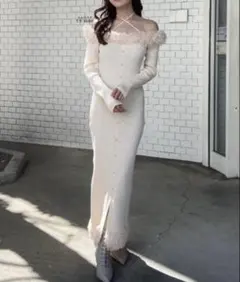 rienda ニットワンピース
