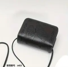 クロスボディバッグ　ショルダーバッグ　　バタフライ　ブラック　おしゃれ