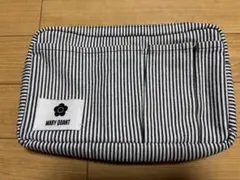 MARY QUANT ストライプ ポーチ