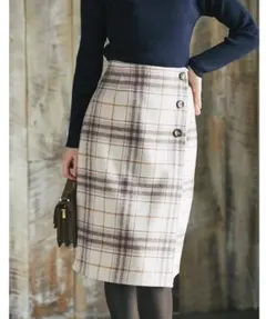 toccoチェックスカート