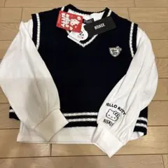 BISKEE×HELLO KITTYハローキティベスト＆Tシャツセット140