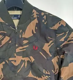 FRED PERRY カモフラージュジャンパー UK10　ブルゾン　迷彩