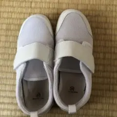 キッズホワイトメッシュシューズ 内ズック20cm