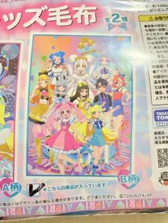 ひみつのアイプリの毛布、B柄