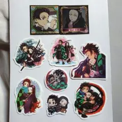 鬼滅の刃 シール烈伝4 竈門炭治郎 竈門禰豆子 ステッカー 竈門兄妹 まとめ売り