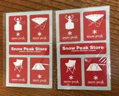 snow peak ステッカー3点セット