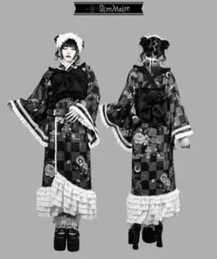 DimMoire 宵闇ドレス浴衣セット black - メルカリ