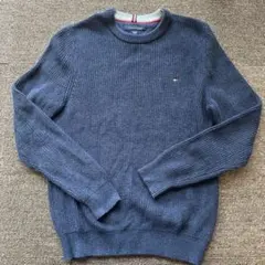 Tommy ダークブルー クルーネックセーターのサムネイル