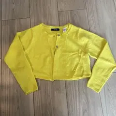 OKAIDI イエロー カーディガン 110cm