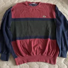 IZOD Lacoste ウールセーター ネイビー ボルドー 16 - メルカリ