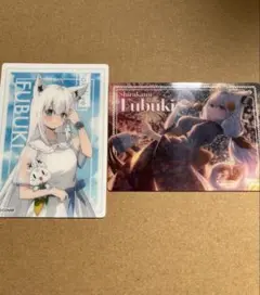 ホロライブ　フォト風カード　白上フブキ　2枚セット