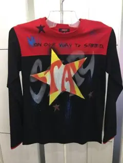 新品訳あり　SPEED スター　メンズ　ロンT THAILAND製　Mサイズ