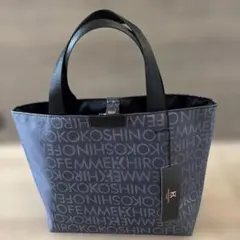 HIROKO KOSHINOグレー ロゴプリント トートバッグ　お値下げしました