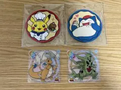 ポケモンカフェ ラバーコースター ピカチュウカビゴン おまけ付きのサムネイル