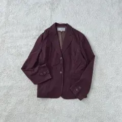 22OCTOBRE テーラードジャケット コットン カジュアル フェミニン 無地