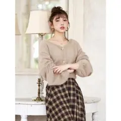 処分セール！】Darich■シャギーニット カーディガン モカ ダーリッチ