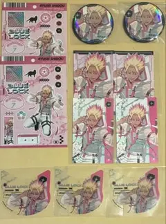 ブルーロック Cyber cat 缶バッジ カード 特典 士道