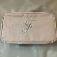 JILLSTUART ロゴ刺繍付き コスメポーチ ミラー付きのサムネイル
