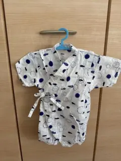 水玉模様 甚平 70㎝