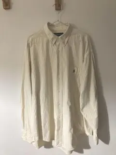Ralph Lauren BIG SHIRT XL ストライプ　ボタンダウン